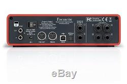 Scarlett 18i8 (1st Gen) USB Audio Interface with MIDI IO and Software Bundle