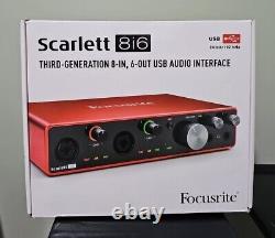 Scarlett 8i6 3rd Gen USB Audio Interface