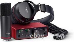 Scarlett Solo Studio 4th Gen USB Audio Interface Bundle for the Songwriter, Gui