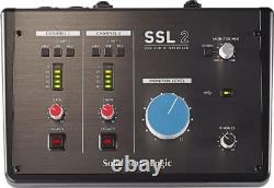 Solid State Logic SSL 2 USB Audio Interface 24 bit/192 kHz, 2-in 2-out, with