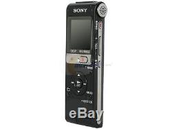 Sony ICD-UX512 BLACK 2GB Stereo Digital Voice Recorder ICDUX512 BRAND NEW