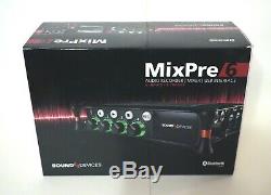 Sound Devices Mix Pre-6 Audio Recorder Mixer USB Audio Interface