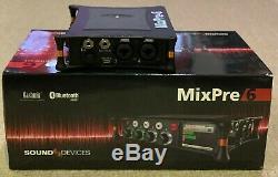 Sound Devices Mix Pre-6 Audio Recorder USB Audio Interface Used Twice