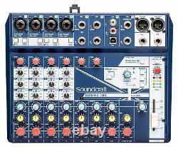 Soundcraft Notepad-12FX 12-Channel Recording Mixer with 4x4 USB DAW Interface + FX