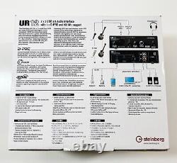 Steinberg UR12 Compact 24-bit/192 kHz 2 x 2 USB Audio Interface withBox & Cables