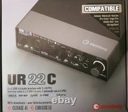 Steinberg UR22C Audio Interface USB 3.0/with Cubase AI Pro 14 Upgrade Ready/MINT