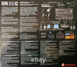 Steinberg UR22C Audio Interface USB 3.0/with Cubase AI Pro 14 Upgrade Ready/MINT