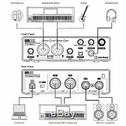 Steinberg UR22 MK2 Studio Recording USB Audio Interface Mac PC + Cubase AI UR-22
