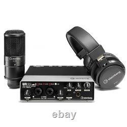 Steinberg UR22 MKII Recording pack with mic, headphones and cable