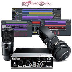 Steinberg UR22mkII USB Audio Recording Pack Interface UR22 Studio Bundle
