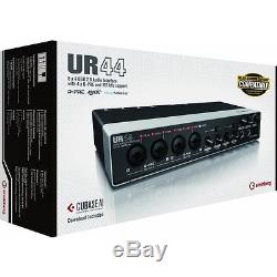 Steinberg UR44 USB MIDI Audio Interface with Cubase AI BRAND NEW UR-44 USB2.0