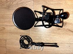 Studio grade Microphone & stand & USB audio interface