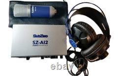SubZero AI2 USB Audio Interface, Microphone, Recording Mentoring Headphones #206