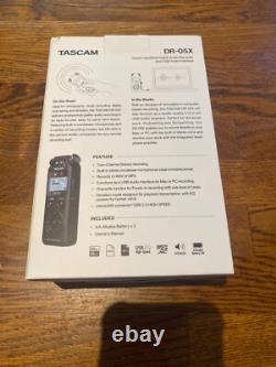 TASCAM Dr-05x Portable Recorder & USB Audio Interface BRAND NEW