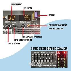 TX 8 Channels mixer desk with Bluetooth, effects