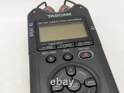 Tascam DR-40X portable 4 four-track digital sound recorder USB audio interface