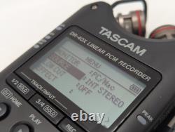 Tascam DR-40X portable 4 four-track digital sound recorder USB audio interface