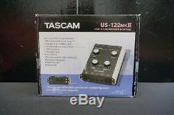 Tascam US-122MKII USB 2.0 Audio/Midi Interface Excellent Condition In Box