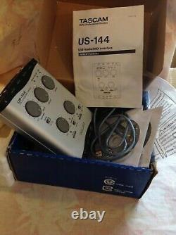 Tascam US-144 USB 2.0 Audio Midi Interface 4x USB 2.0 in/out 2x USB 1.1 in/Out