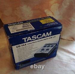 Tascam US-144 USB 2.0 Audio Midi Interface 4x USB 2.0 in/out 2x USB 1.1 in/Out