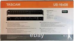 Tascam US-16x08 Audio MIDI Interface 16 Inputs 8 Outputs Like NEW Original Packaging