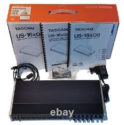 Tascam US-16x08 Audio MIDI Interface 16 Inputs 8 Outputs Like NEW Original Packaging