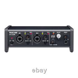 Tascam US-2x2HR High-Resolution USB Audio Interface, 2 in / 2 out, iOS compatibi