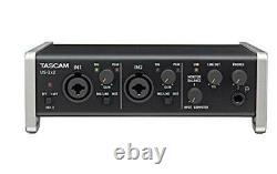Tascam US-2x2 USB Audio/MIDI Interface with Microphone Preamps iOS Compatibility