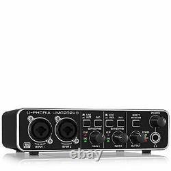 UMC202HD Audiophile 2x2, 24-Bit/192 kHz USB Audio Interface with Midas