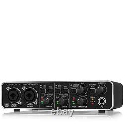 UMC204HD Audiophile 2x4, 24-Bit/192 kHz USB Audio/MIDI Interface with