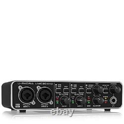 UMC204HD Audiophile 2x4, 24-Bit/192 kHz USB Audio/MIDI Interface with