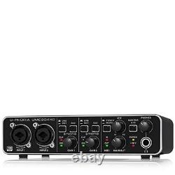 UMC204HD Audiophile 2x4, 24-Bit/192 kHz USB Audio/MIDI Interface with