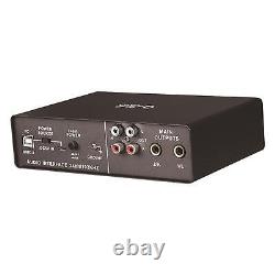 USB Audio Interface 48V Power for Recording Computer