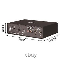 USB Audio Interface 48V Power for Recording Computer