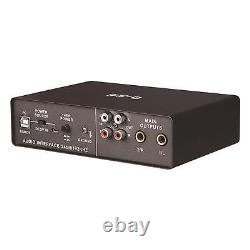 USB Audio Interface 48V Power for Recording Computer