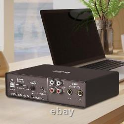 USB Audio Interface 48V Power for Recording Computer