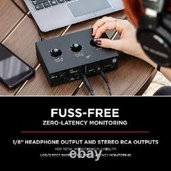 USB Audio Interface for Recording, Streaming and Podcasting