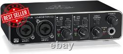 U-PHORIA UMC202HD 2x2 USB Audio Interface, 24-Bit/192kHz with Midas Preamps