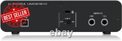 U-PHORIA UMC202HD 2x2 USB Audio Interface, 24-Bit/192kHz with Midas Preamps