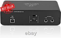 U-PHORIA UMC202HD 2x2 USB Audio Interface, 24-Bit/192kHz with Midas Preamps