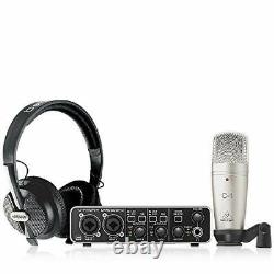 U-Phoria Studio Pro recording bundle, Condenser Microphone, USB Audio Interface