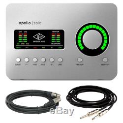 Universal Audio Apollo Solo USB Desktop 2x4 USB Type-C Audio Interface + FREE