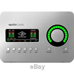 Universal Audio Apollo Solo USB Desktop 2x4 USB Type-C Audio Interface NEW