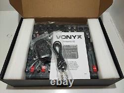 Vonyx VM-KG08 Music Mixer 8-Channel, USB Audio Interface, Bluetooth & Effects