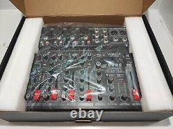 Vonyx VM-KG08 Music Mixer 8-Channel, USB Audio Interface, Bluetooth & Effects