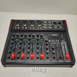 Vonyx VM-KG08 Music Mixer 8-Channel, USB Audio Interface, Bluetooth & Effects