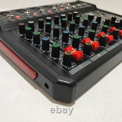 Vonyx VM-KG08 Music Mixer 8-Channel, USB Audio Interface, Bluetooth & Effects