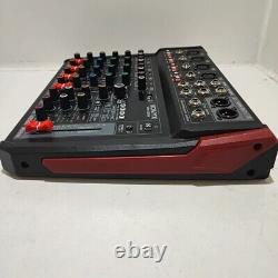 Vonyx VM-KG08 Music Mixer 8-Channel, USB Audio Interface, Bluetooth & Effects