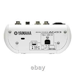 YAMAHA AG03 Multi Purpose 3-Channel Mixer/Usb Audio Interface DHL