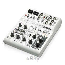 YAMAHA AG06 6 Channel Web Casting Mixer 2 Channel USB Audio Interface AG 06